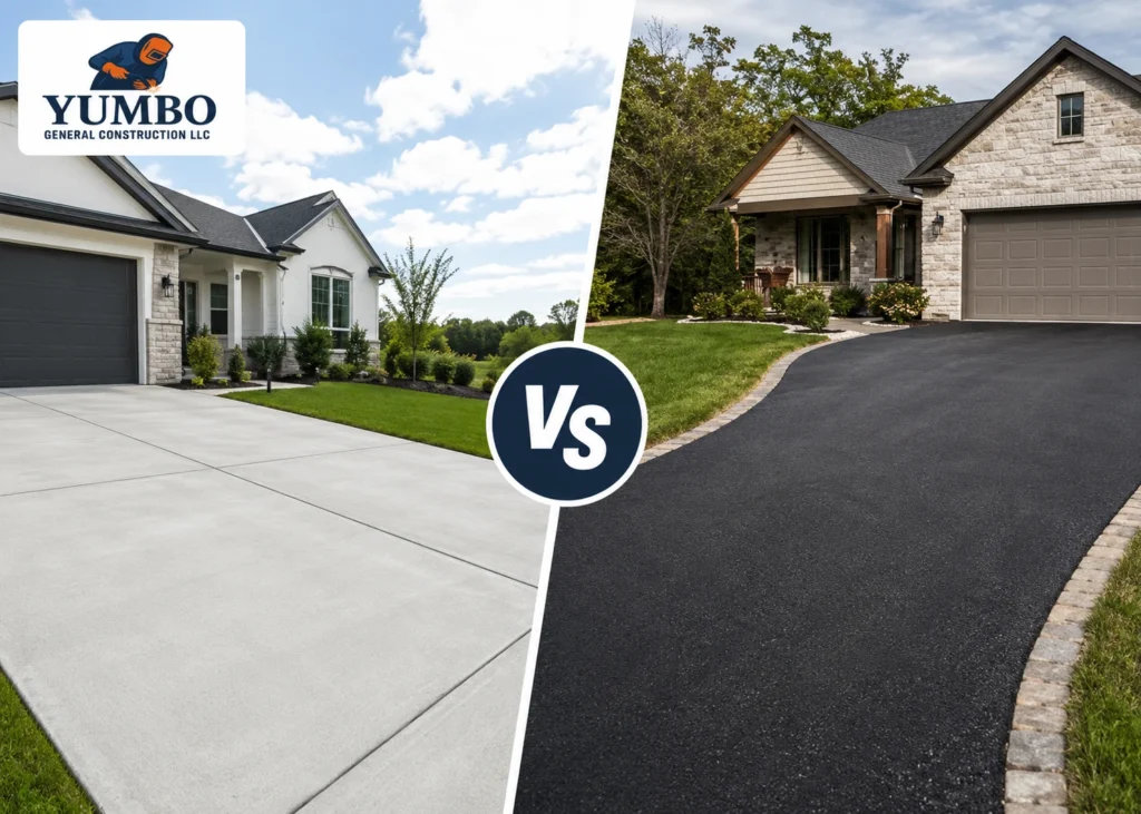 Concrete vs Asphalt Driveways